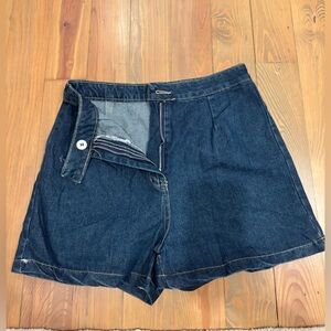 High Waisted Denim Shorts